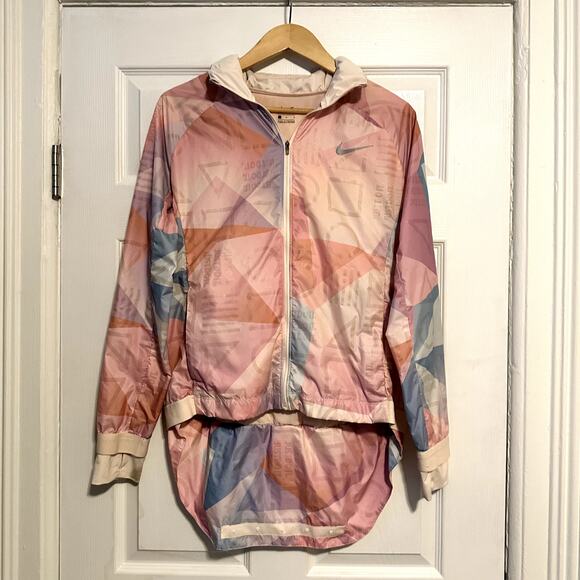 Nike Shield Flash Guava Ice Jacket Sz L - Picture 1 of 6